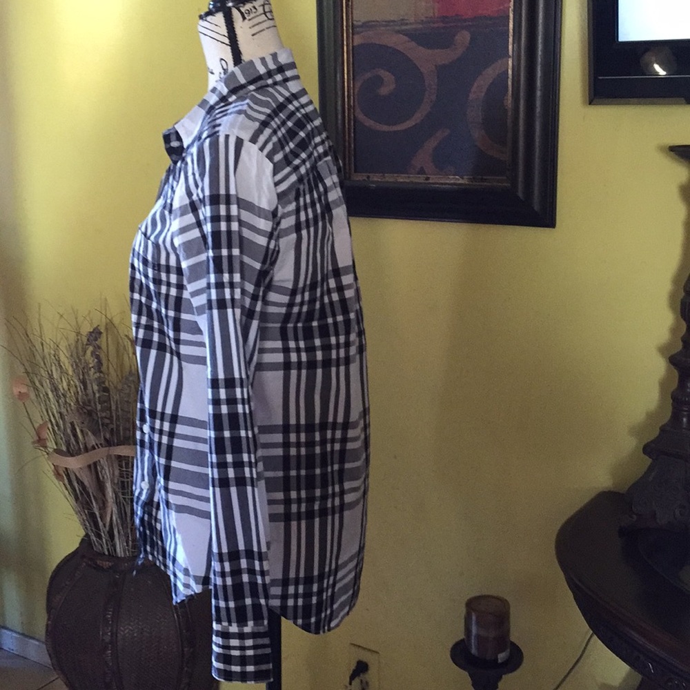 J. Crew plaid bootos down shirt women size s - Picture 4 of 9